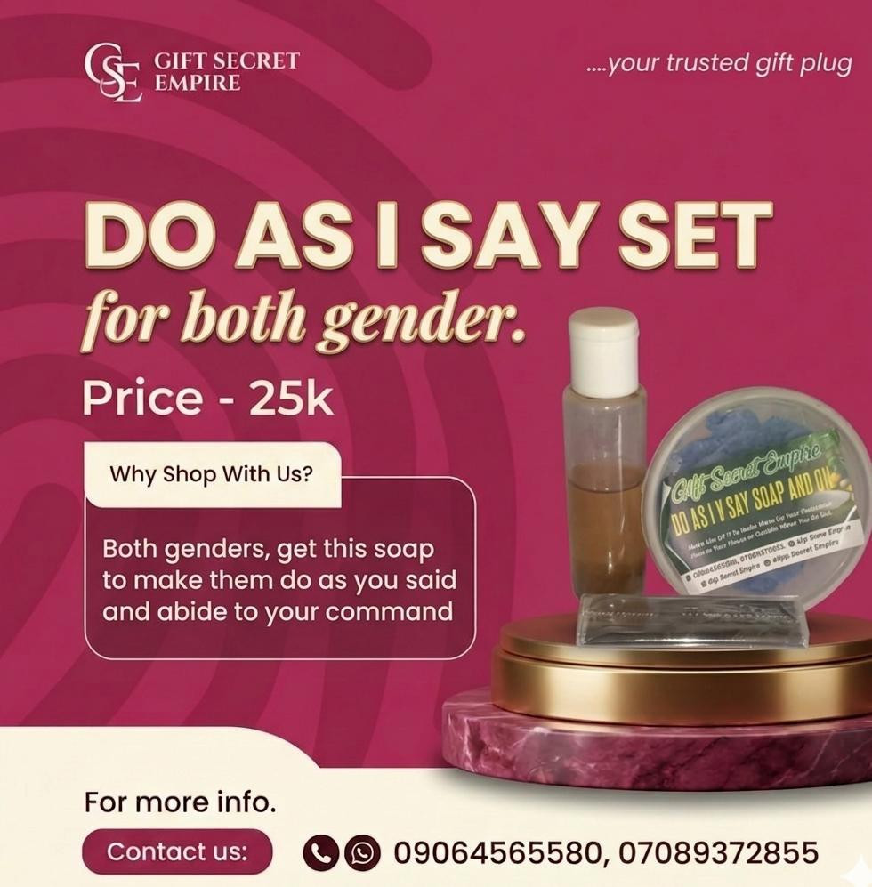 Do as I say (both genders)